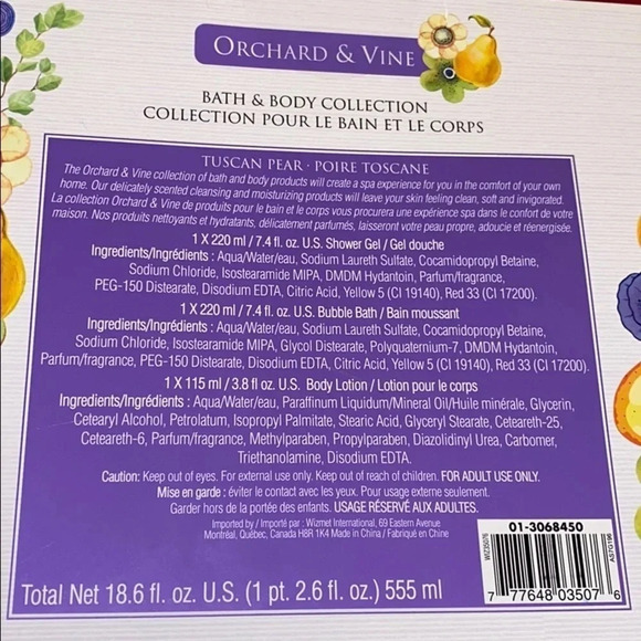 NWT orchard & Vine bath body  collection - Picture 7 of 7